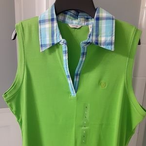 Izod ladies collared top